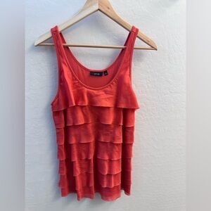 APT 9 Women's Burnt Orange Layered Top